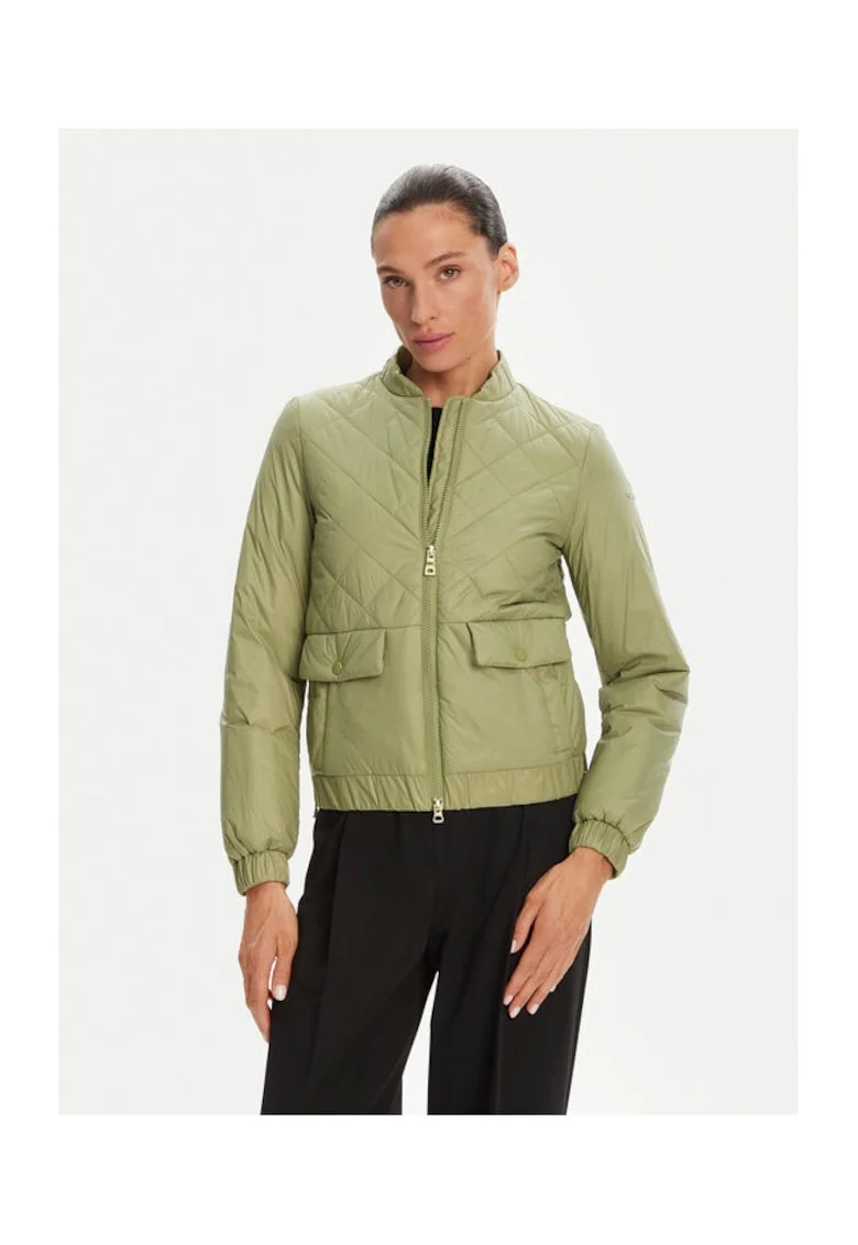 Jacheta dama  W5520F-T3132, Poliester, Verde, Verde
