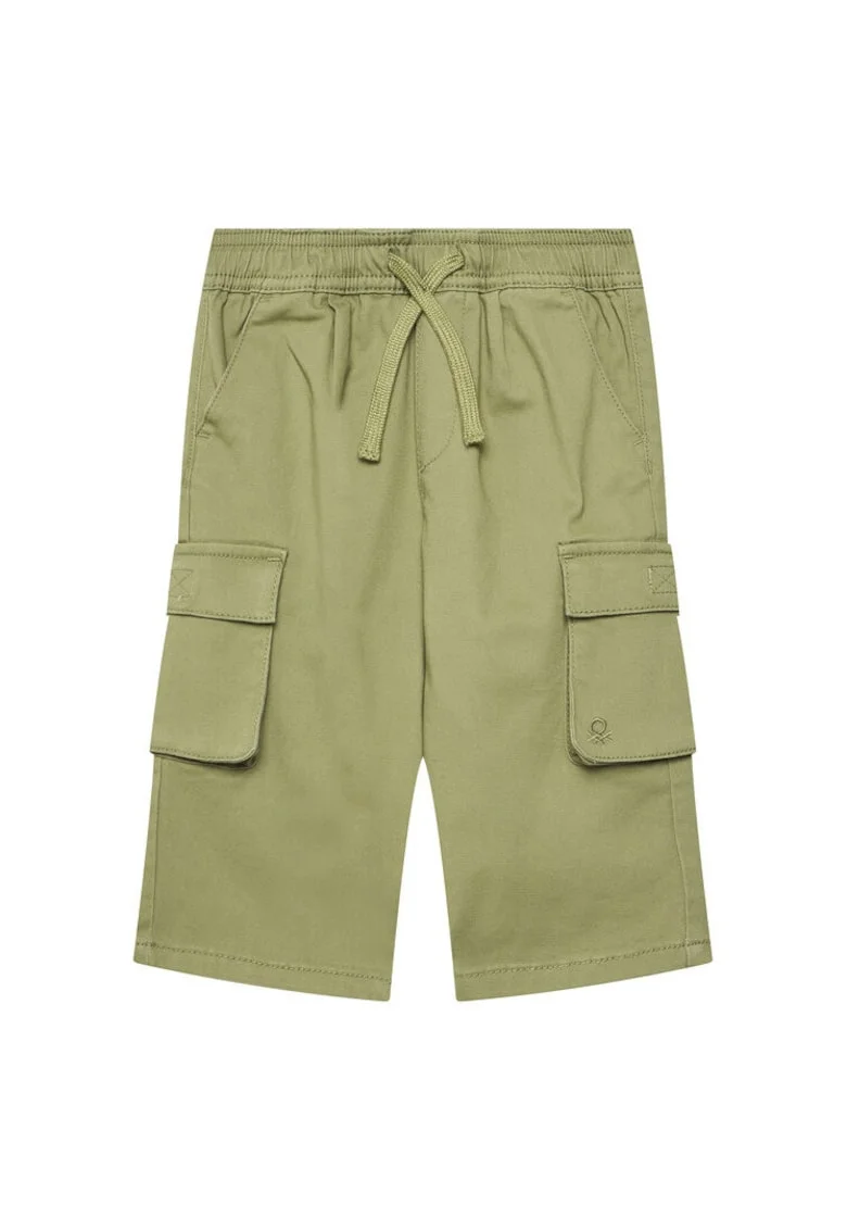 Pantaloni baieti  4TCGGF02B, Bumbac, Verde, Verde