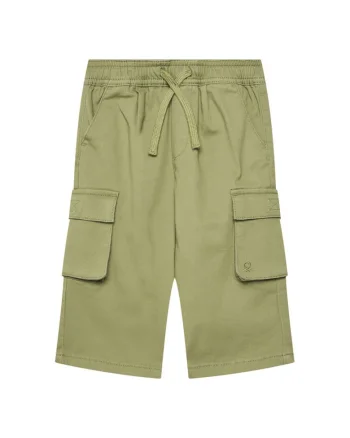 Pantaloni baieti  4TCGGF02B, Bumbac, Verde, Verde