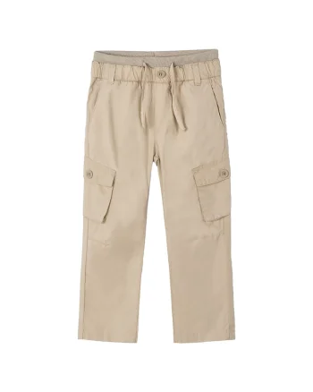 Pantaloni baieti  3571, Bumbac/Poliester, Bej, Bej
