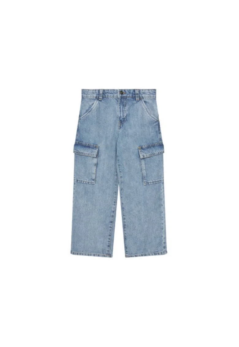 Pantaloni baieti  4R76CE041, Bumbac, Albastru, Albastru