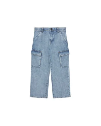 Pantaloni baieti  4R76CE041, Bumbac, Albastru, Albastru