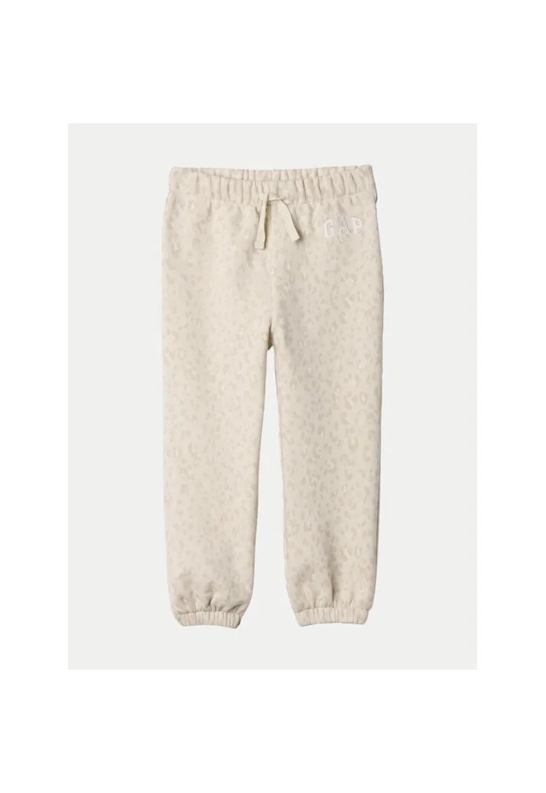 Pantaloni fete,  304985881, Bumbac/Poliester, Bej, Bej