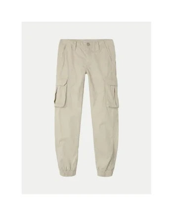 Pantaloni fete,  304718441, Bumbac, Gri, Gri