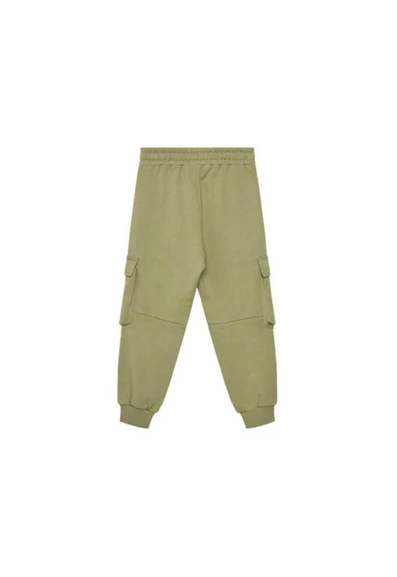 Pantaloni de trening baieti  3UNICF066, Bumbac, Verde, Verde