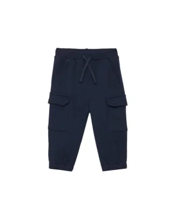 Pantaloni de trening baieti  3UNIGF045, Bumbac, Bleumarin, Bleumarin