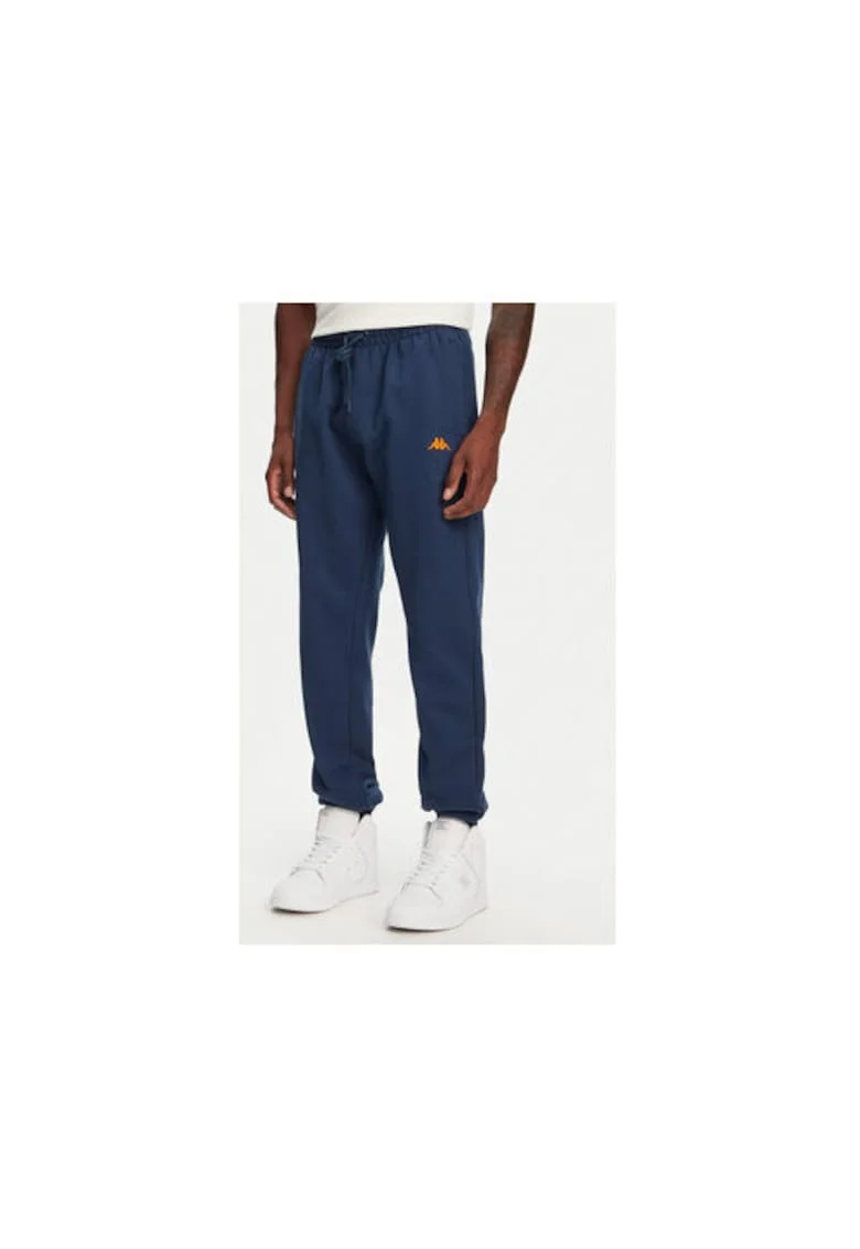 Pantaloni de trening barbati  351V3LW, Bumbac organic, Albastru, Albastru