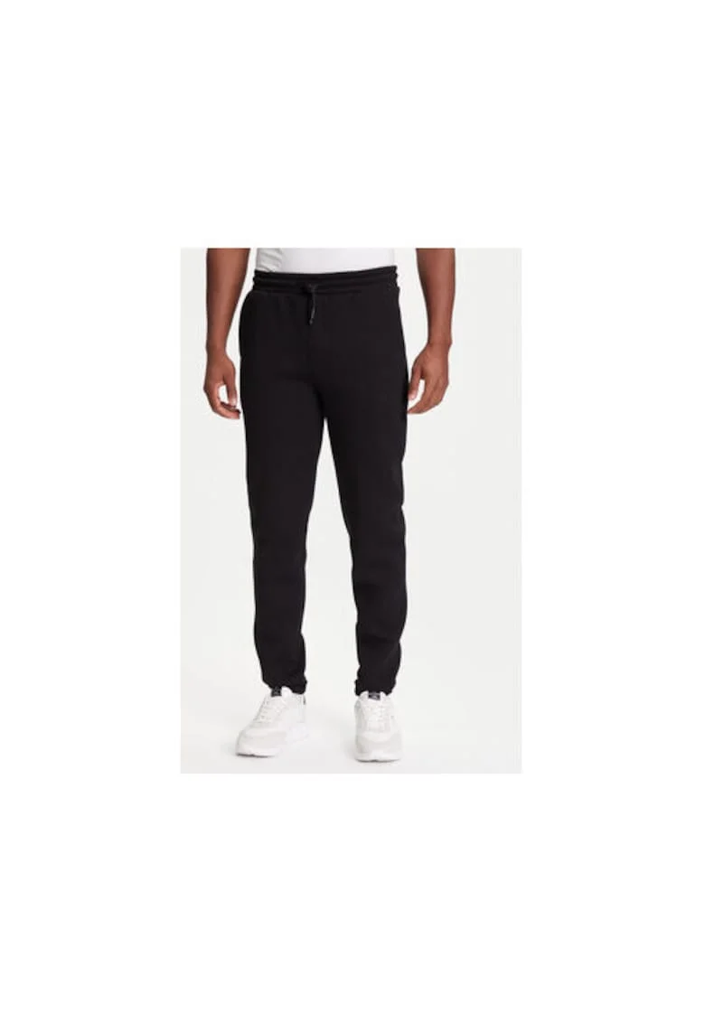 Pantaloni de trening barbati  705041 553907, Bumbac/Poliester, Negru, Negru