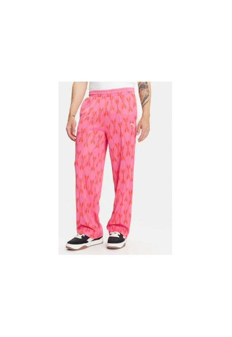 Pantaloni de trening barbati  631492, Poliester reciclat, Roz, Roz