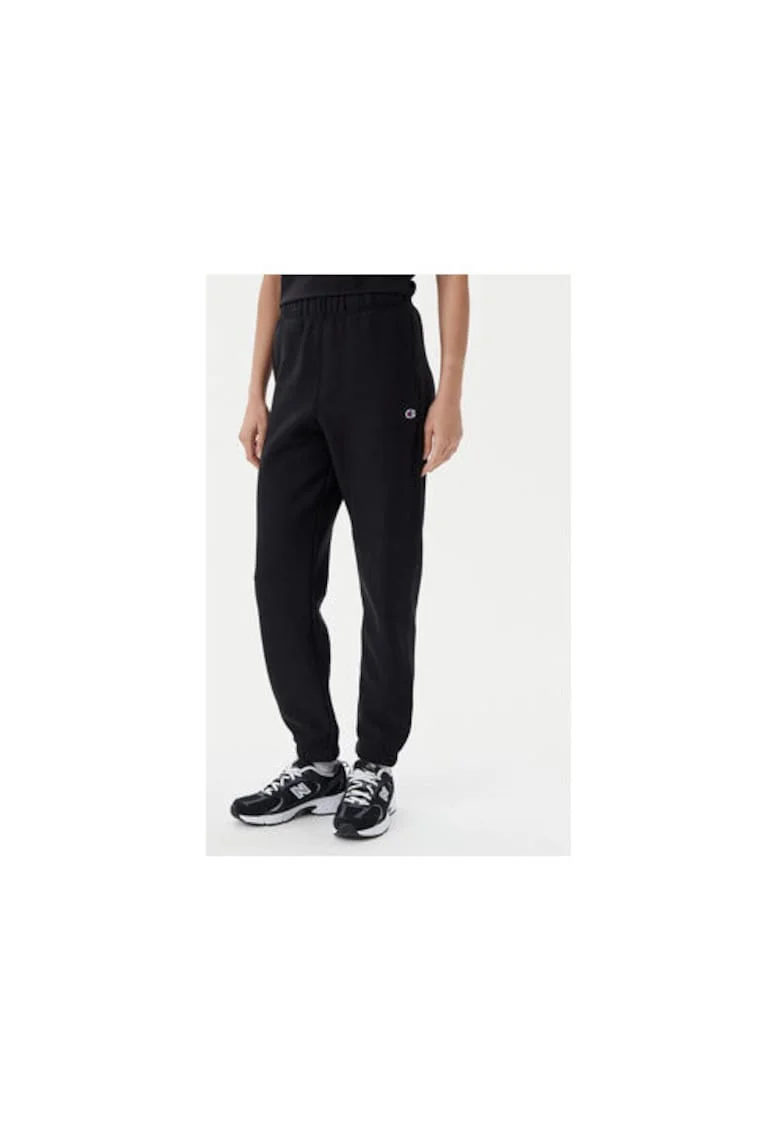 Pantaloni de trening dama  117872, Bumbac/Poliester, Negru, Negru