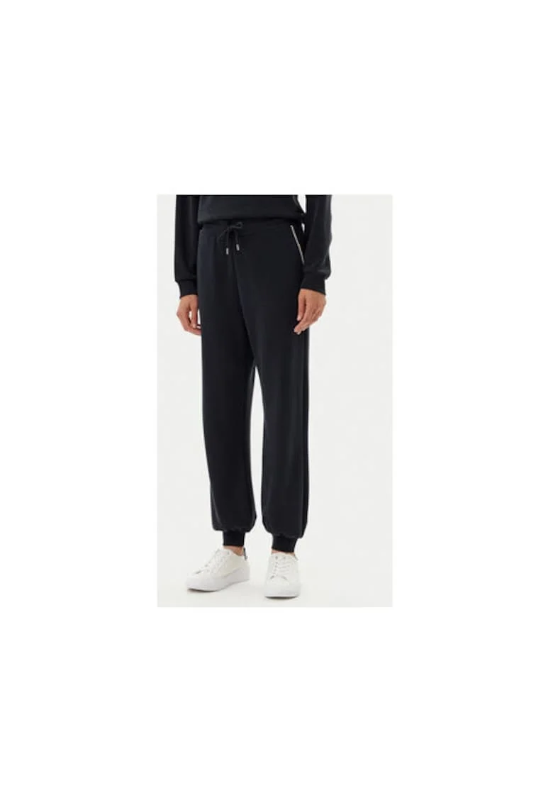 Pantaloni de trening dama  Emporio Armani, 7W000143 AF12643, Modal/Poliester, Negru, Negru