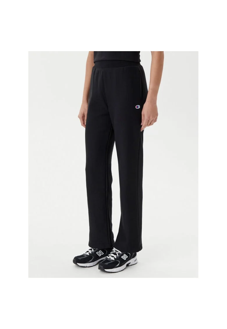 Pantaloni de trening dama  117983, Bumbac/Poliester, Negru, Negru