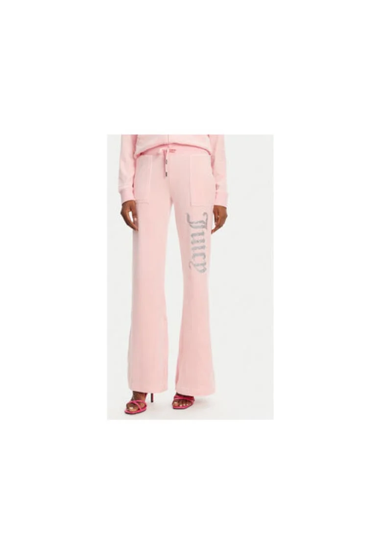 Pantaloni de trening dama  JCBBJ125806, Poliester/Elastan, Roz, Roz