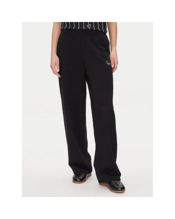 Pantaloni de trening dama  61030062, Bumbac/Poliester, Negru, Negru