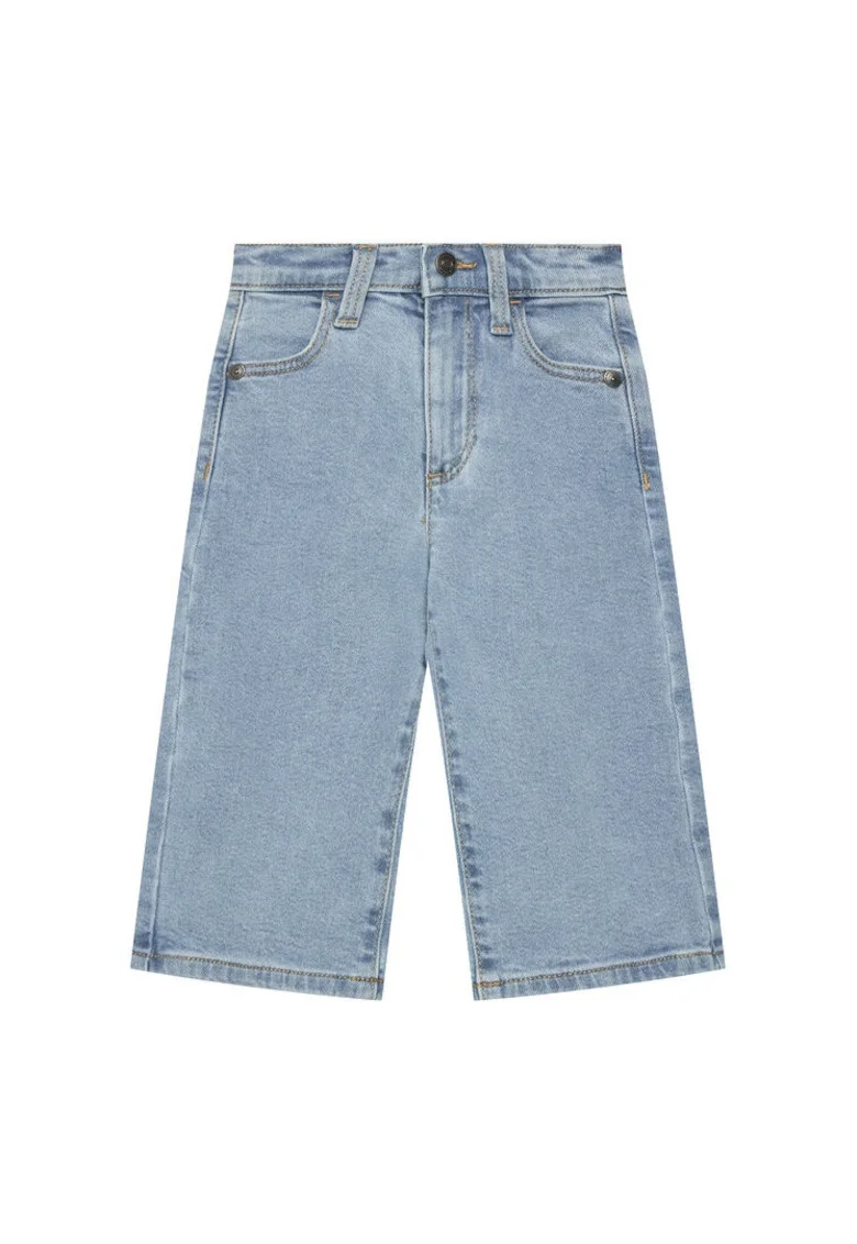 Pantaloni fete  45ONGE02K, Bumbac, Albastru, Albastru