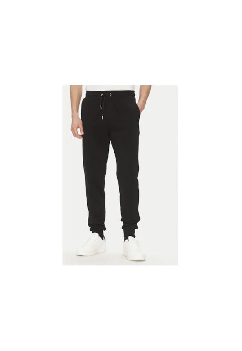 Pantaloni de trening barbati  705752 500900, Bumbac/Poliester, Negru, Negru