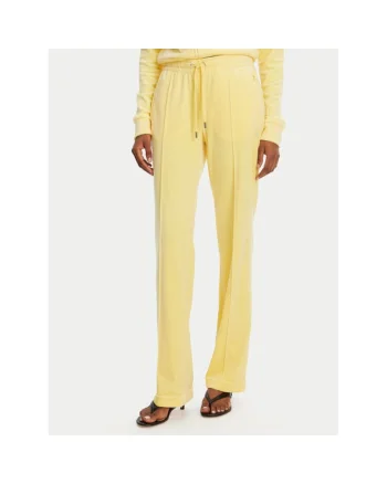 Pantaloni de trening dama  JCAPW045, Poliester/Elastan, Galben, Galben