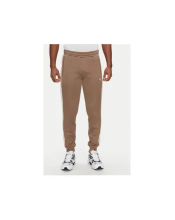 Pantaloni de trening barbati  629588, Poliester reciclat/Bumbac, Maro, Maro