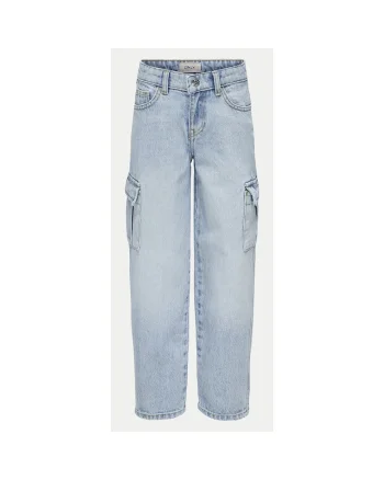 Pantaloni fete  15344508, Bumbac, Albastru, Albastru