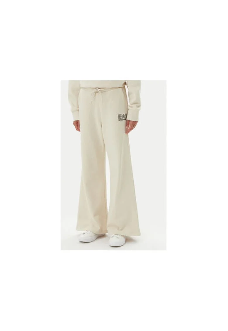 Pantaloni de trening dama  Emporio Armani, 7W000106 AF12473, Bumbac/Poliester, Bej, Bej