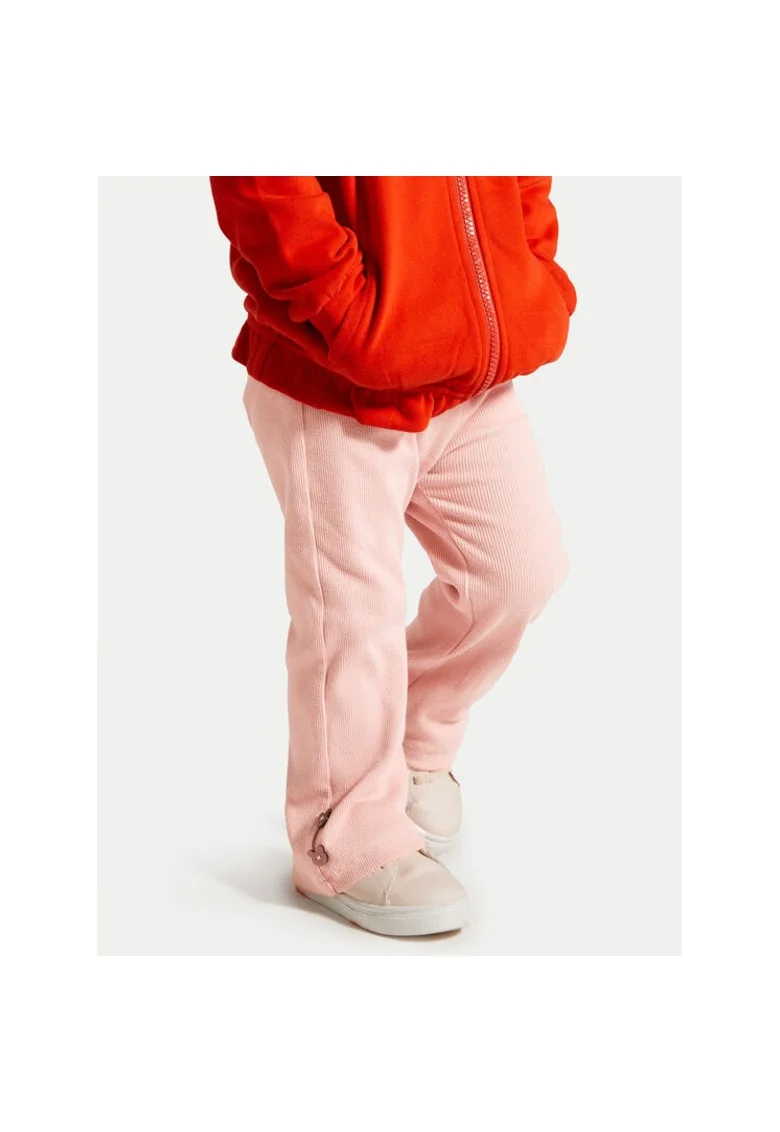Pantaloni fete,  304483264, Bumbac, Roz, Roz