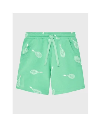 Pantaloni scurti baieti,  301775034, Bumbac, Verde, Verde