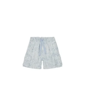 Pantaloni scurti baieti  4Q89G902L, In/Viscoza, Albastru, Albastru