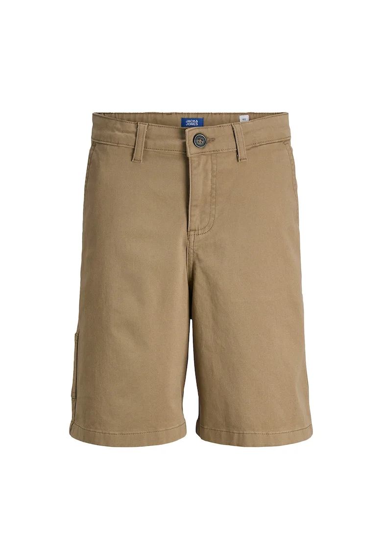 Pantaloni scurti baieti Jack Jones Junior, 12268938, Bumbac, Maro, Maro