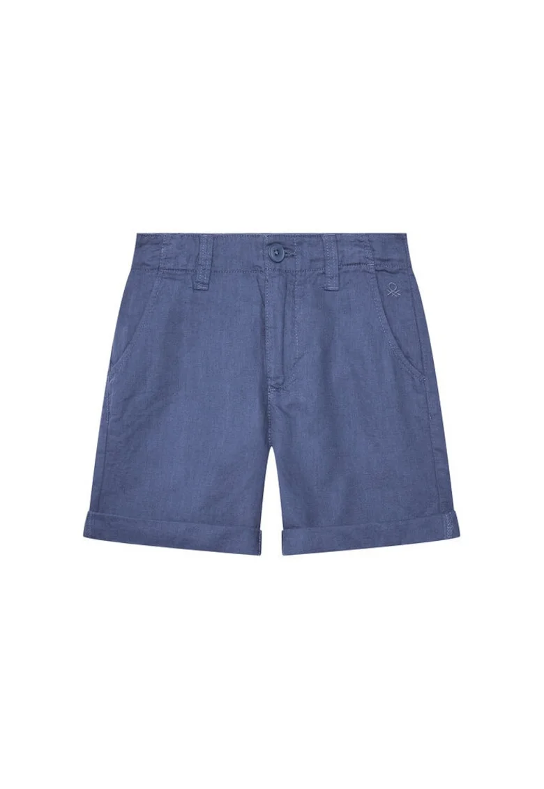 Pantaloni scurti baieti  43WBC901E, In/Bumbac, Albastru, Albastru