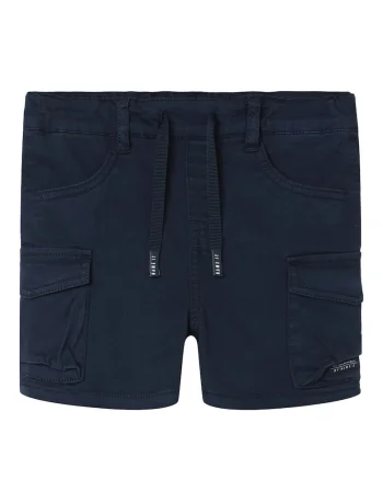 Pantaloni scurti baieti  13225803, Bumbac/Bumbac, Bleumarin, Bleumarin