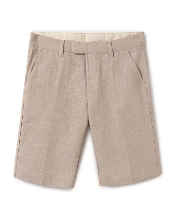 Pantaloni scurti baieti  6202, Bumbac, Bej, Bej