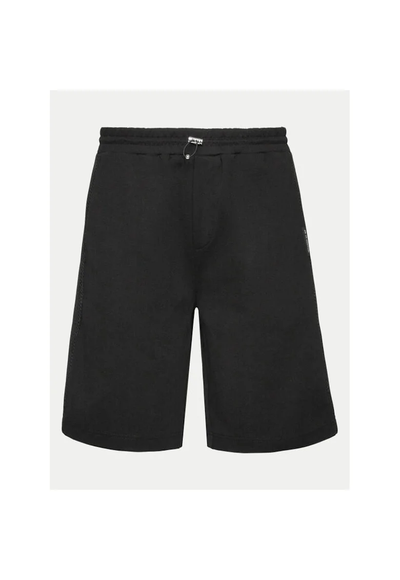 Pantaloni scurti barbati,  303967451, Bumbac, Negru, Negru