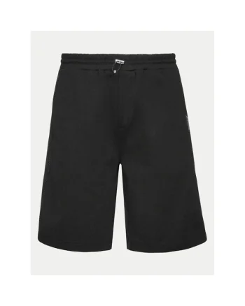 Pantaloni scurti barbati,  303967451, Bumbac, Negru, Negru