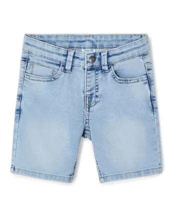 Pantaloni scurti din denim baieti  3218 20, Bumbac/Poliester, Albastru, Albastru