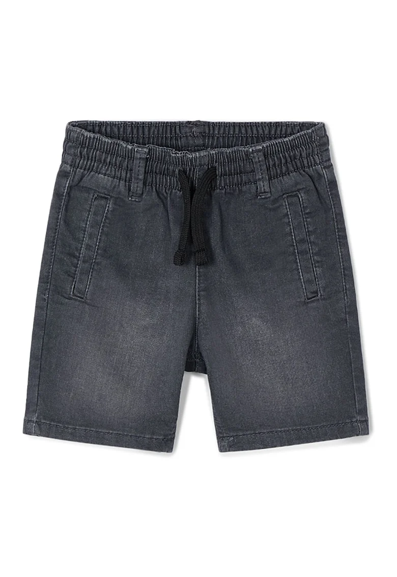 Pantaloni scurti din denim baieti  3222 64, Bumbac/Poliester, Negru, Negru
