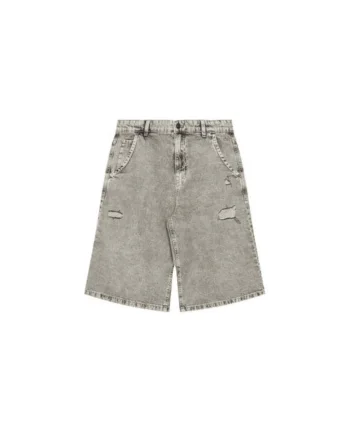 Pantaloni scurti din denim baieti  4AD7C9045, Bumbac, Gri, Gri