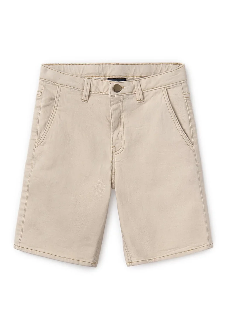 Pantaloni scurti din denim baieti  6206, Bumbac, Bej, Bej