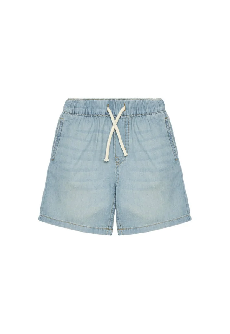 Pantaloni scurti din denim baieti  4DHJG9034, Bumbac, Albastru, Albastru