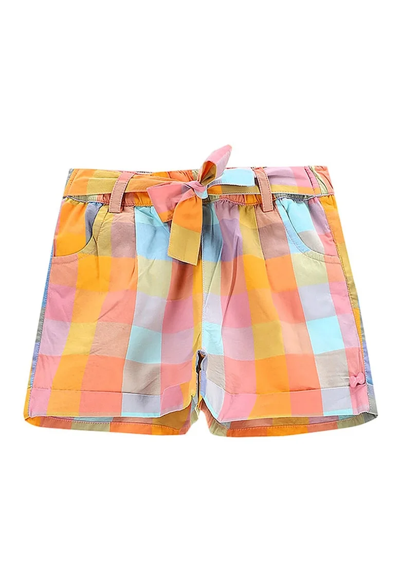 Pantaloni scurti fete  WC5119401FGK, Bumbac, Portocaliu, Portocaliu