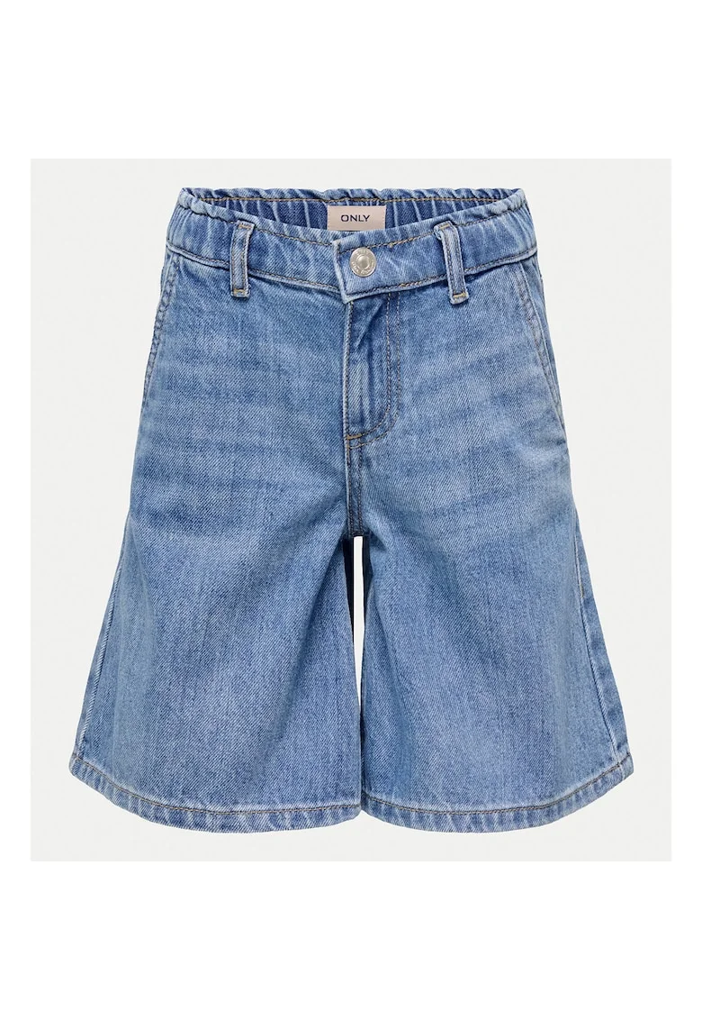 Pantaloni scurti din denim fete  15341488, Bumbac, Albastru, Albastru
