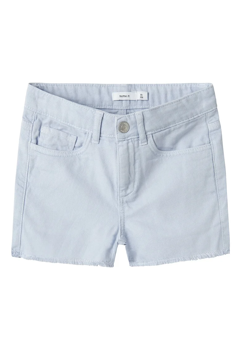 Pantaloni scurti din denim fete  13239003, Bumbac/Bumbac, Albastru deschis, Albastru deschis