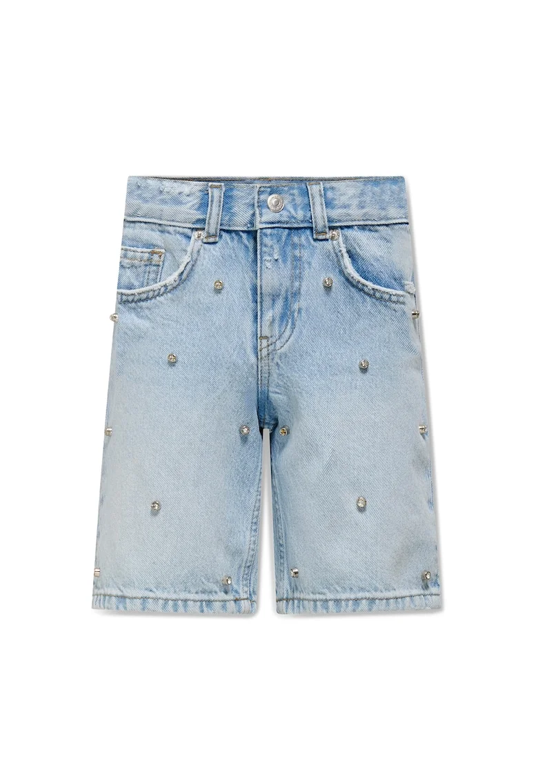 Pantaloni scurti din denim fete  15345159, Bumbac, Albastru, Albastru