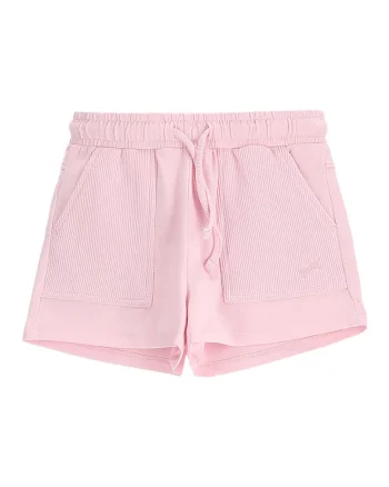 Pantaloni scurti fete  WC5121401HGK, Bumbac/Elastan, Roz, Roz
