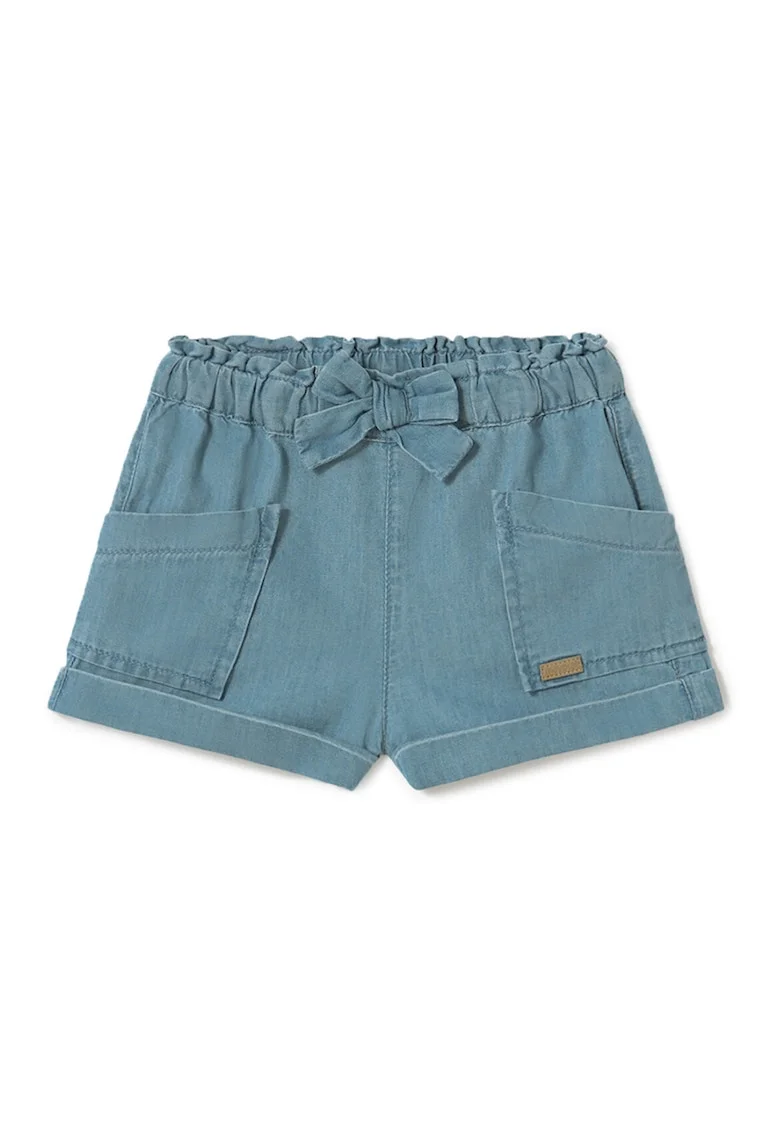 Pantaloni scurti fete  1227 81, Bumbac/Lyocell, Albastru, Albastru