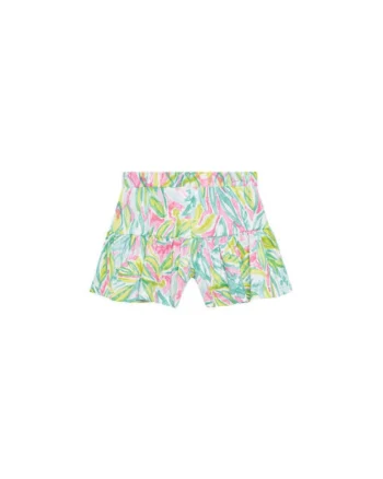 Pantaloni scurti fete  34VAG901X, Bumbac, Multicolor, Multicolor