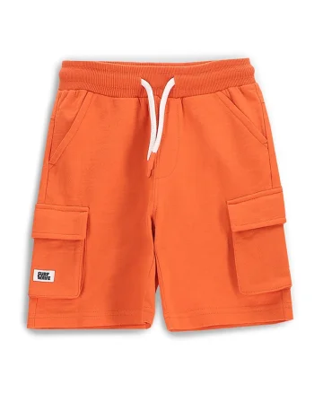 Pantaloni scurti sport baieti  WC5120501HBK, Bumbac, Portocaliu, Portocaliu