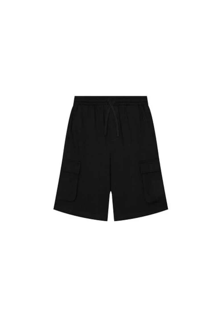 Pantaloni scurti sport baieti  39DJC902N, Bumbac organic, Negru, Negru