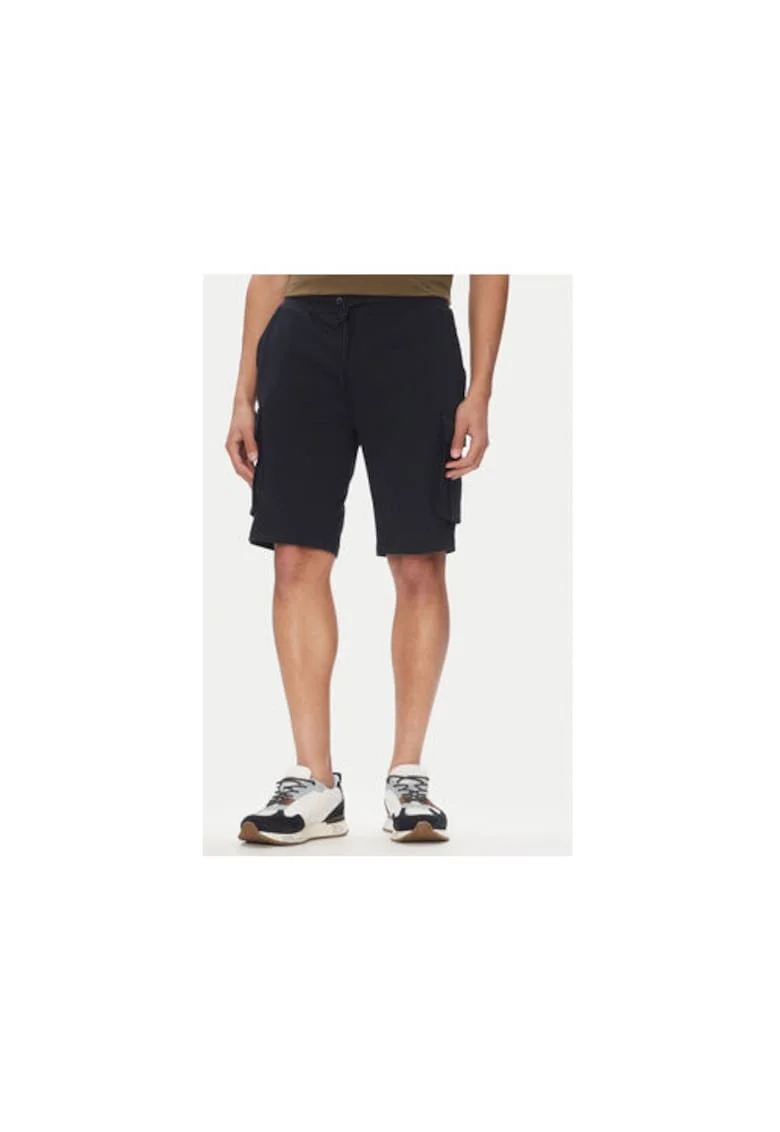 Pantaloni scurti sport barbati  251BF025F459, Bumbac/Elastan, Bleumarin, Bleumarin