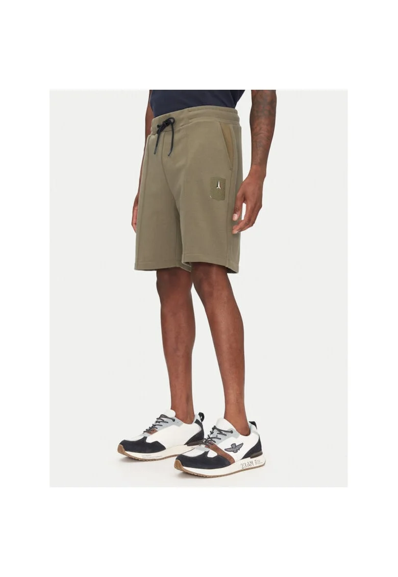 Pantaloni scurti sport barbati  251BF020F584, Bumbac/Poliester, Kaki, Kaki