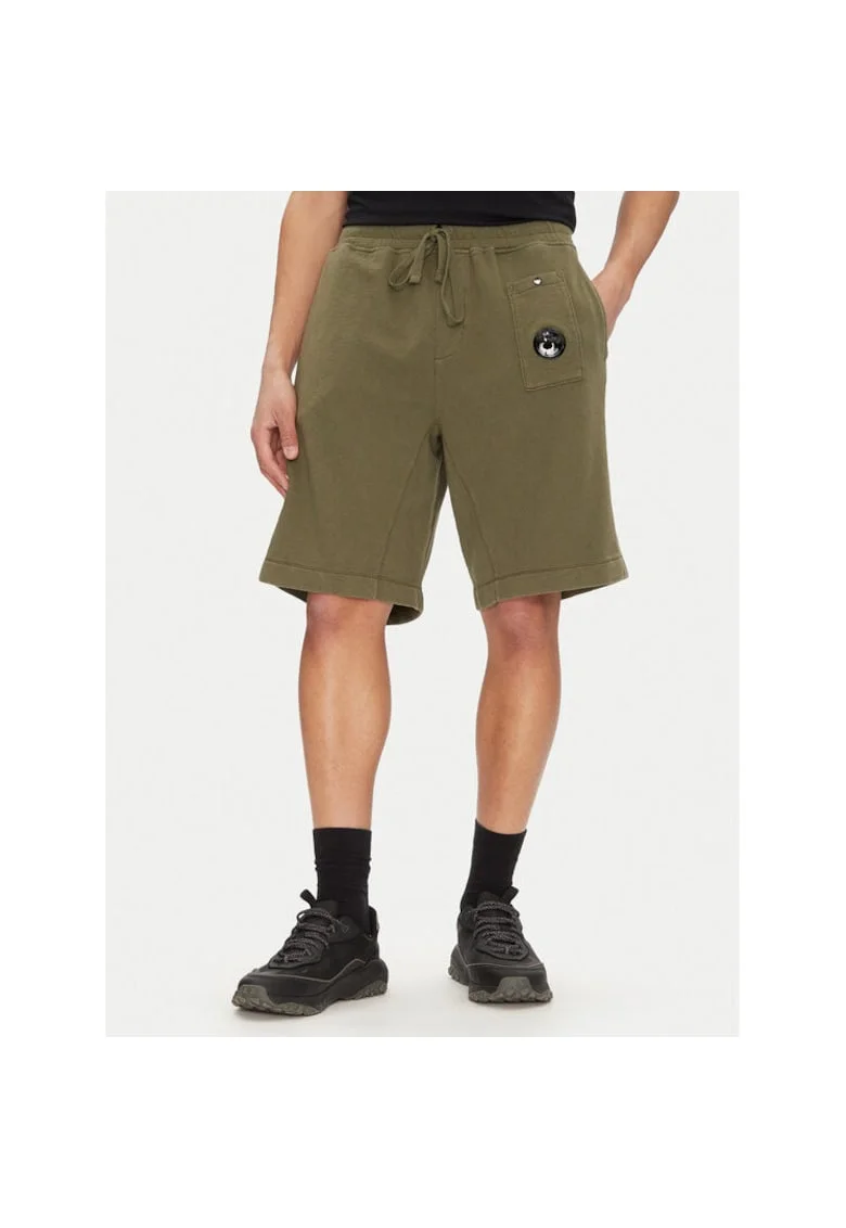 Pantaloni scurti sport barbati C P Company, 18CMSB268A110337O, Bumbac, Verde, Verde